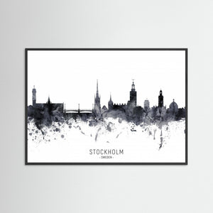 Stockholm Sweden Skyline by Michael Tompsett