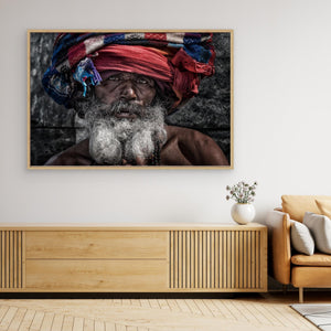 Man at the Pashupatinath Temple - Kathmandu by Joxe Inazio Kuesta Garmendia