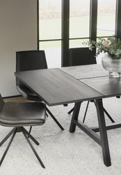 CARRADALE V-Leg Dining Table 220 to 320CM – room setting
