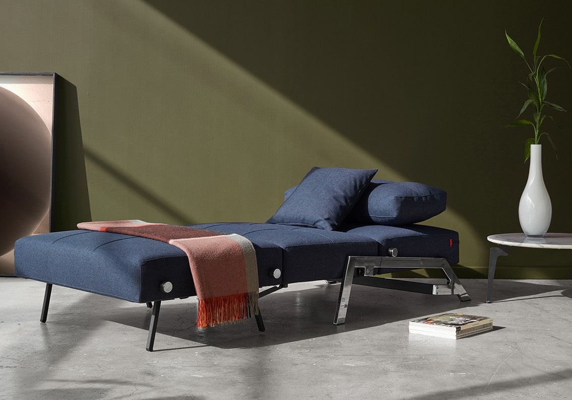 CUBED Chrom Sofabett 90CM