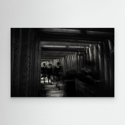 walking through the 1000 tori gates by Swapnil
