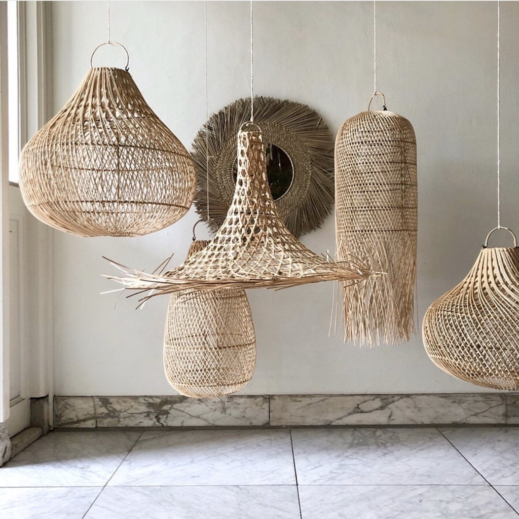Die Mykonos Pendelleuchte - Natur - M