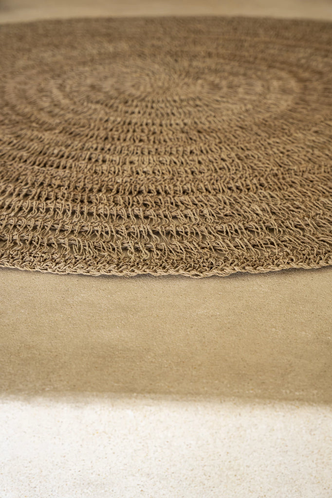 SEAGRAS Teppich Natur - Rund