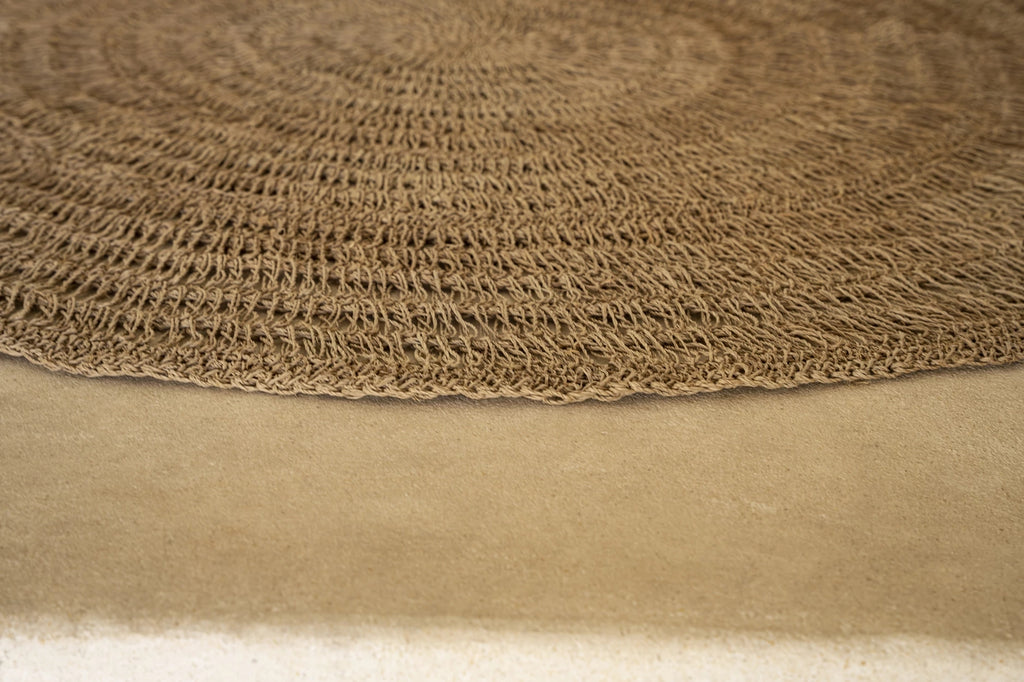 SEAGRAS Teppich Natur - Rund