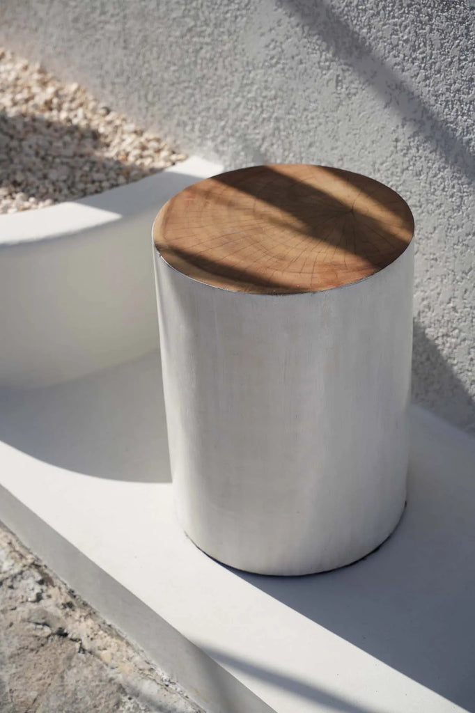 TRIBE Hocker - Naturweiß