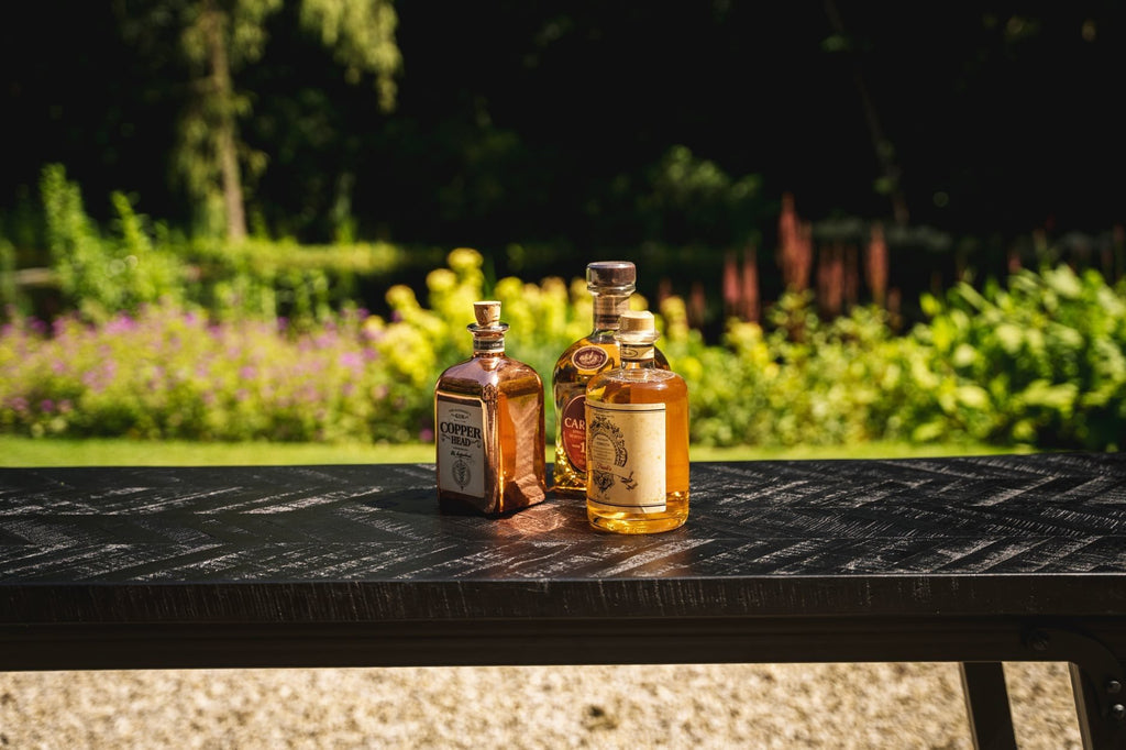 HERRINGBONE Bartisch - Schwarz 140 CM