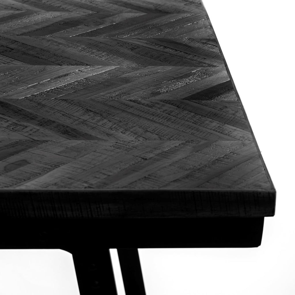 HERRINGBONE Bartisch - Schwarz 140 CM