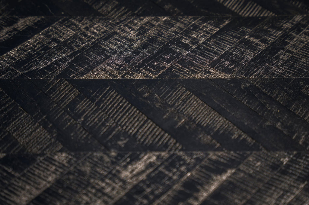 HERRINGBONE Bartisch - Schwarz 140 CM