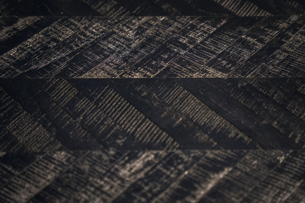 HERRINGBONE Bartisch - Schwarz 140 CM