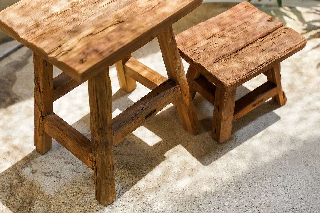 The Yoke Stool - Natural - S