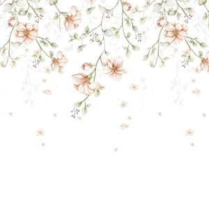 Paradise Garden Pastel Twigs Wallpaper