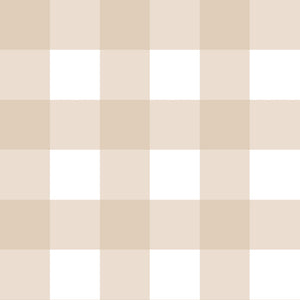 Check Classic Beige Wallpaper