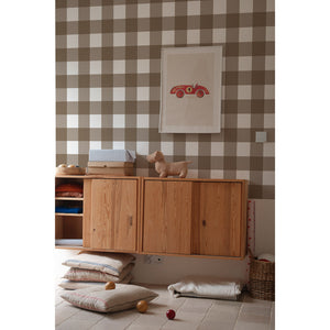 Check Classic Brown Wallpaper