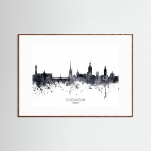 Stockholm Sweden Skyline by Michael Tompsett
