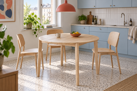 DAYDREAM Dining Table Ø120CM in a dining room