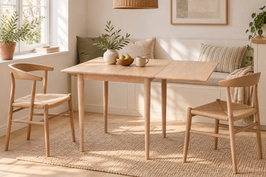 LINDØ Dining Table 75/115CM in a dining room