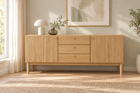 LUNA Sideboard 186CM in a living room