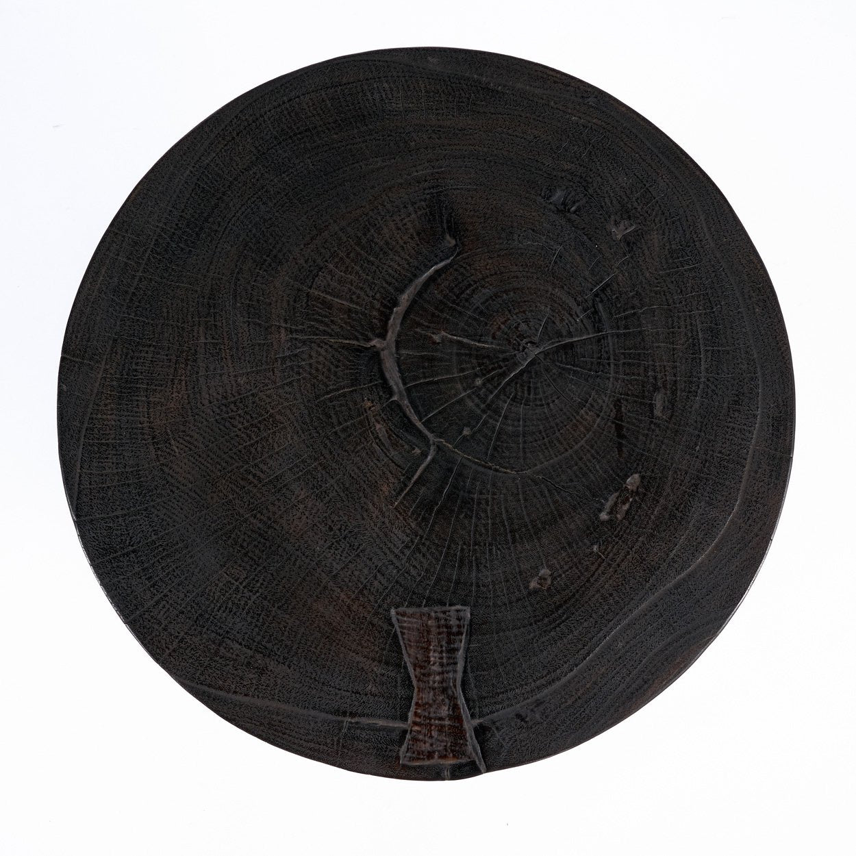 The Hourglass Side Table - Dark Walnut