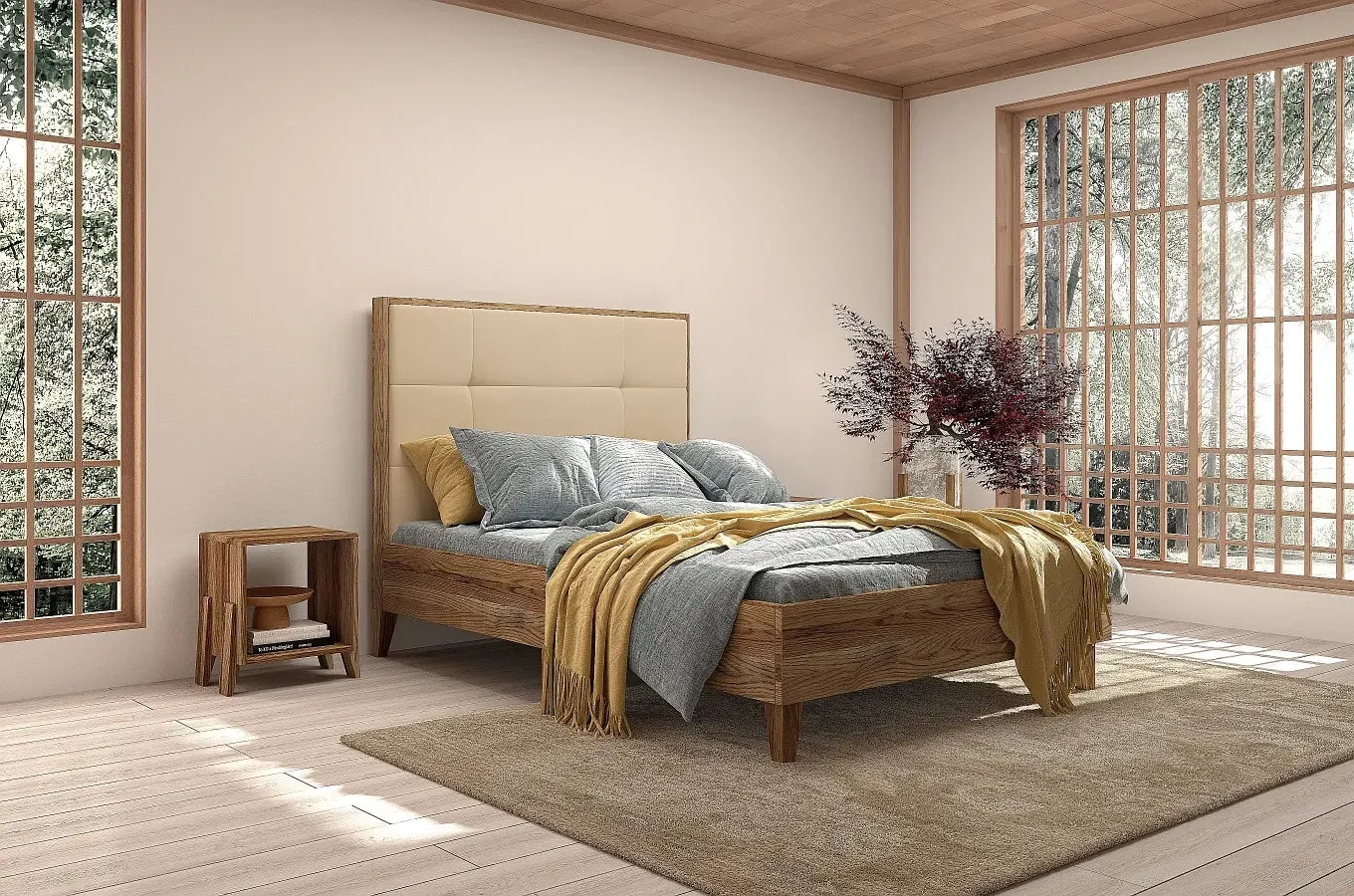FRIDA Oak Bed