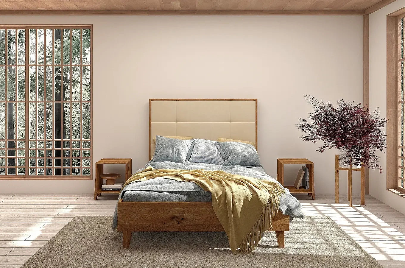 FRIDA Oak Bed