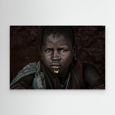 Laarim ethnic woman in a market by Joxe Inazio Kuesta Garmendia