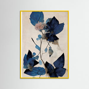 Blue Dry Flowers by Treechild