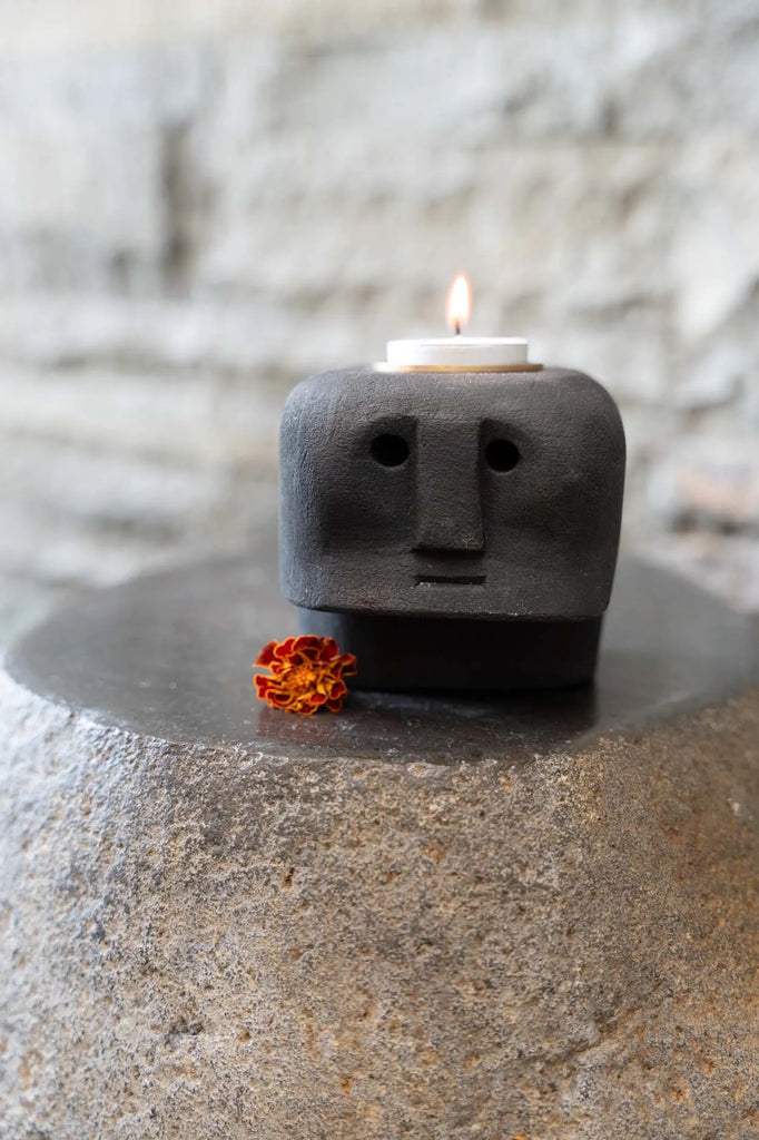 SUMBA Stone #27 Kerzenhalter