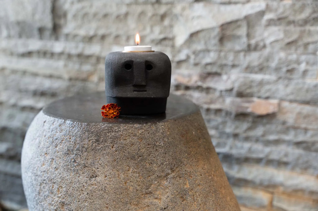 SUMBA Stone #27 Kerzenhalter