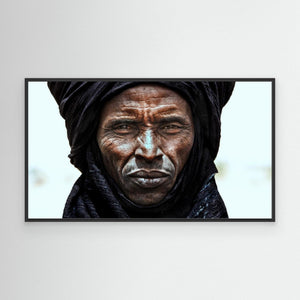 Peul tribe man watching the gerewol festival - Niger by Joxe Inazio Kuesta Garmendia
