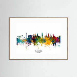 Glasgow Scotland Skyline by Michael Tompsett