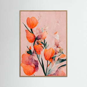 Orange Tulips by Treechild