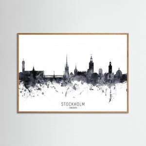 Stockholm Sweden Skyline by Michael Tompsett