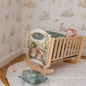 Rabbit Day Beige Wallpaper