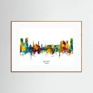 Beirut Lebanon Skyline by Michael Tompsett
