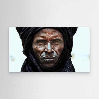 Peul tribe man watching the gerewol festival - Niger by Joxe Inazio Kuesta Garmendia