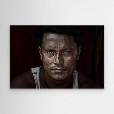 Portrait of a Rohingya refugee man - Bangladesh by Joxe Inazio Kuesta Garmendia