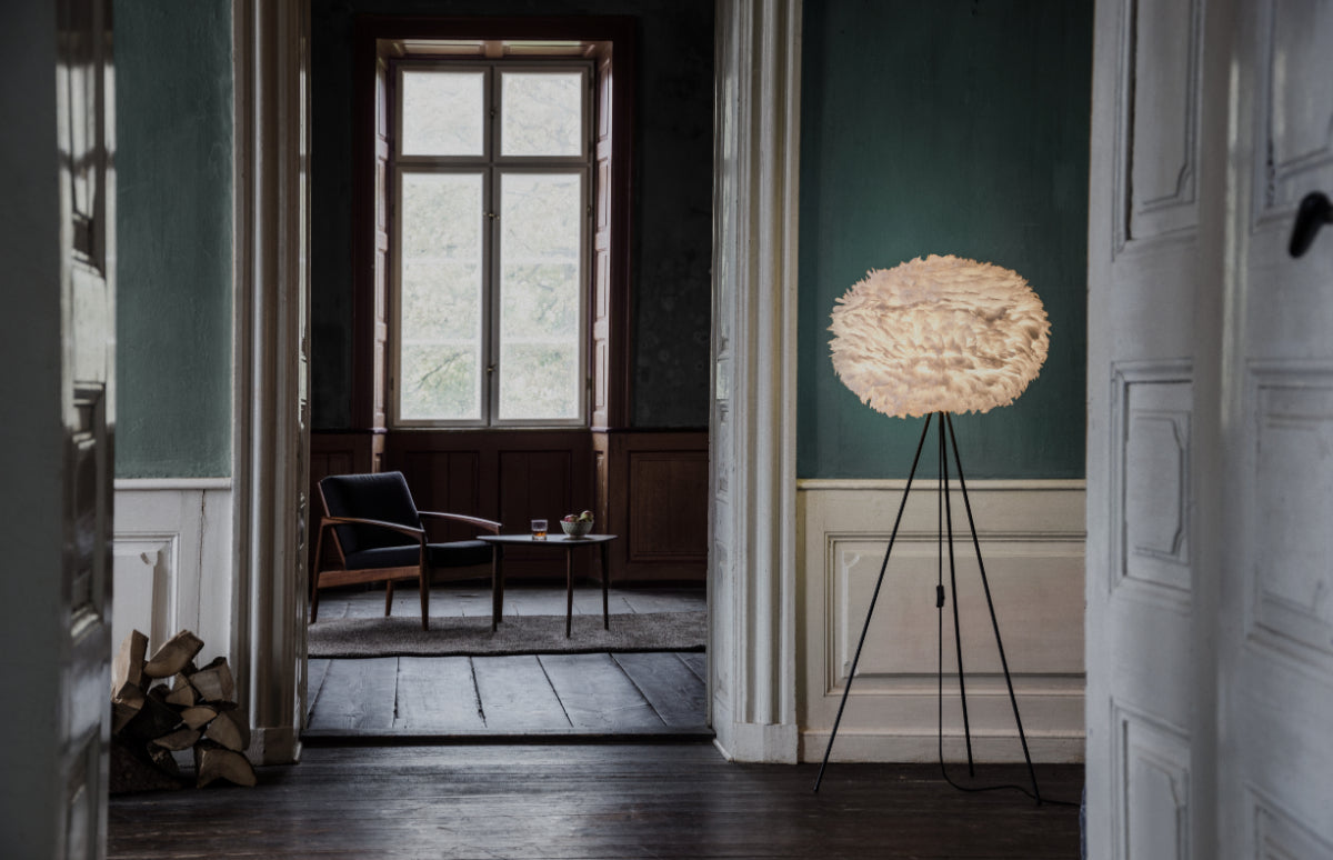EOS Stehlampe, hellbraun
