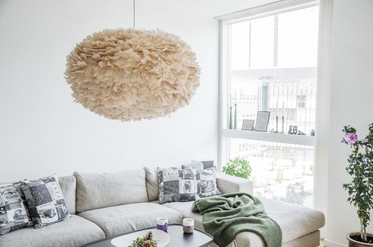 EOS Light Brown Lampshade – Extra Large Ø 75 cm