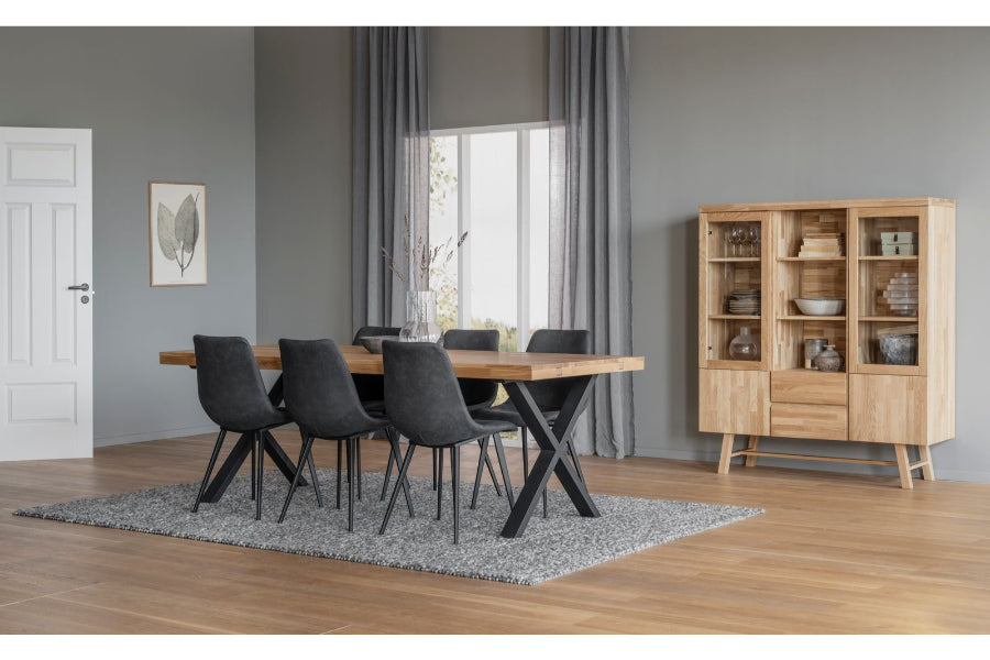 BROOKLYN X-Beine Esstisch 170CM/270CM ROWICO