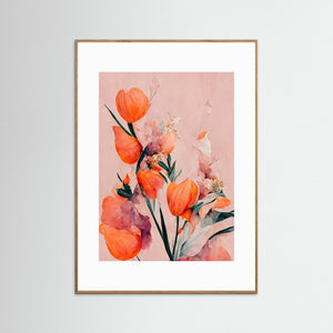 Orange Tulips by Treechild