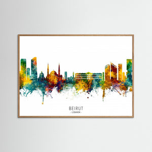 Beirut Lebanon Skyline by Michael Tompsett