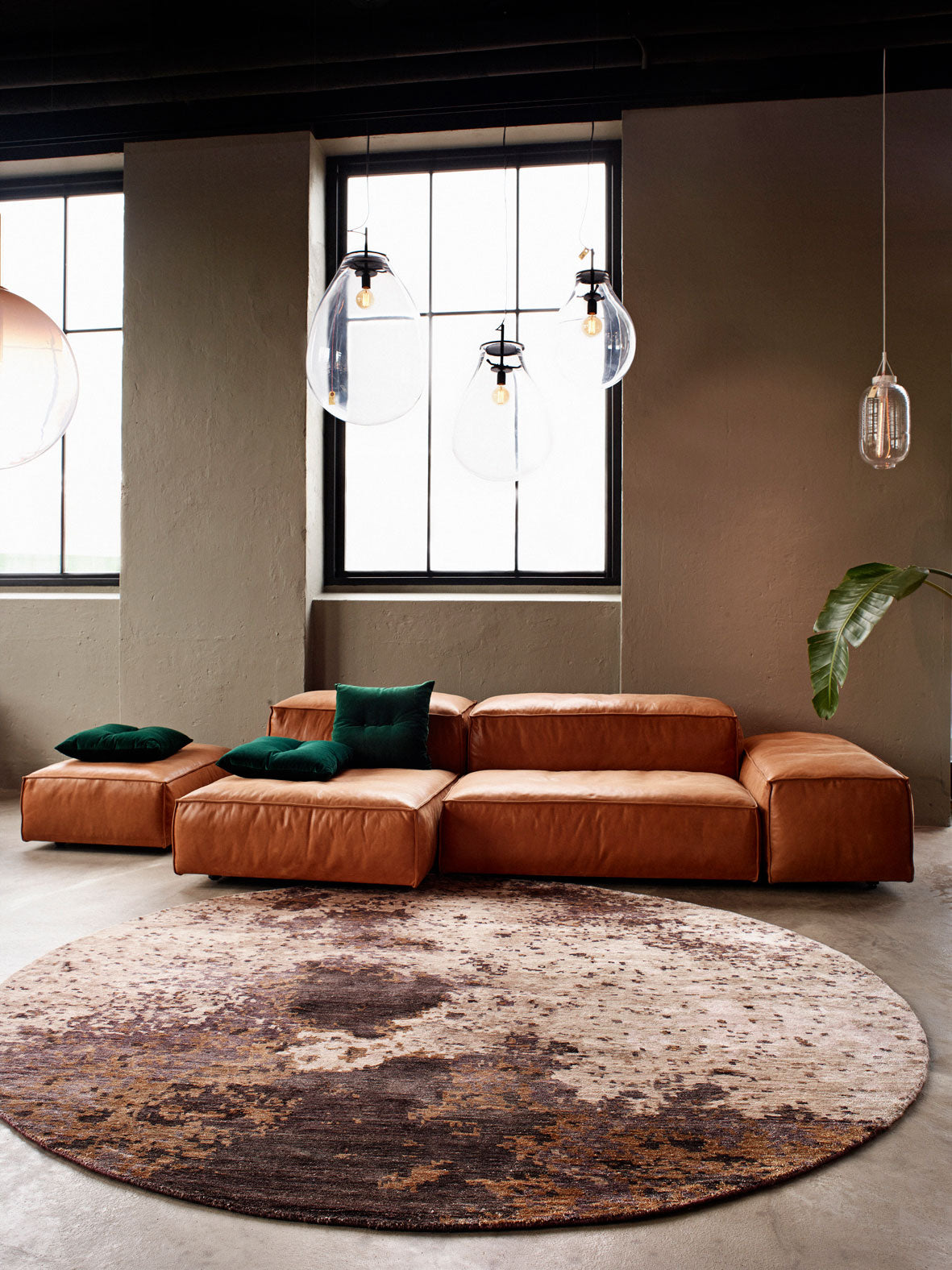 COPPER Moon Rug