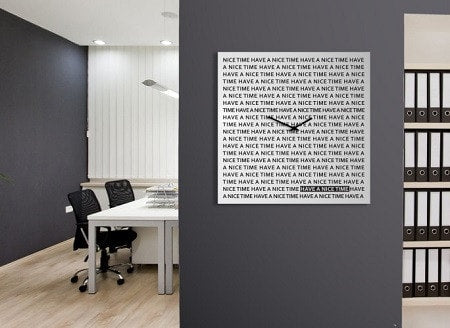 NICE TIME Wall Clock 50 CM & 80 CM, dESIGNoBJECT- D40Studio