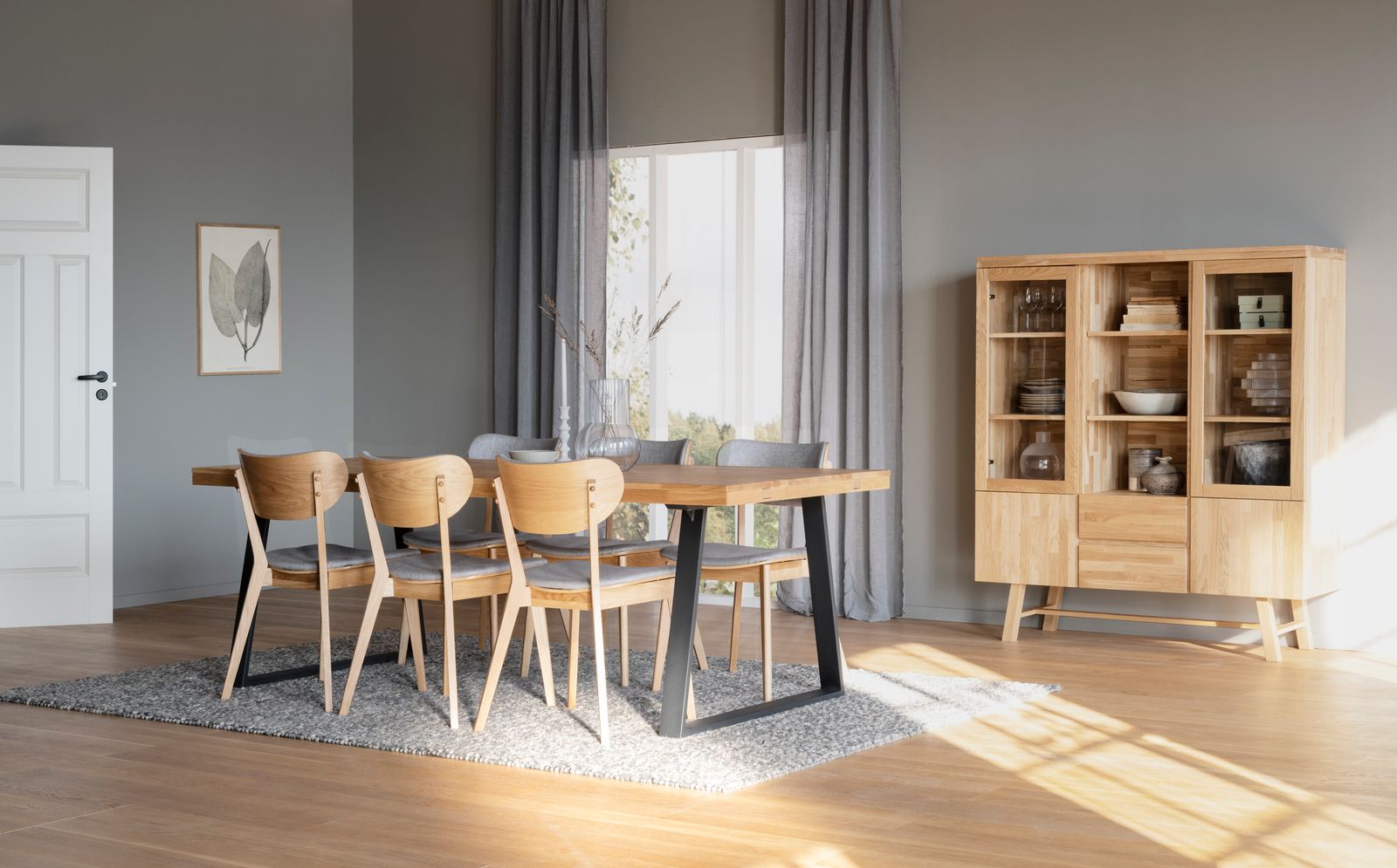 BROOKLYN Esstisch mit U-Beinen 170CM/270CM ROWICO