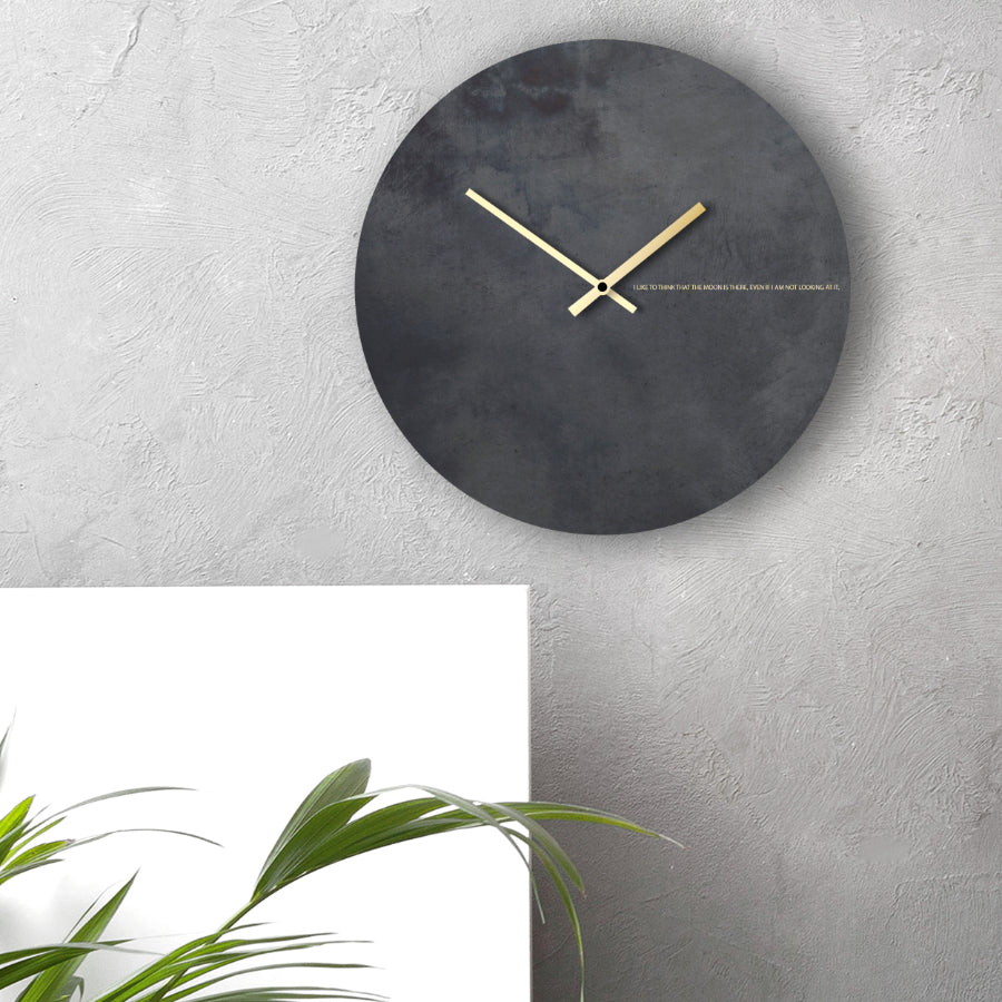 BLACK Moon Clock 44 CM