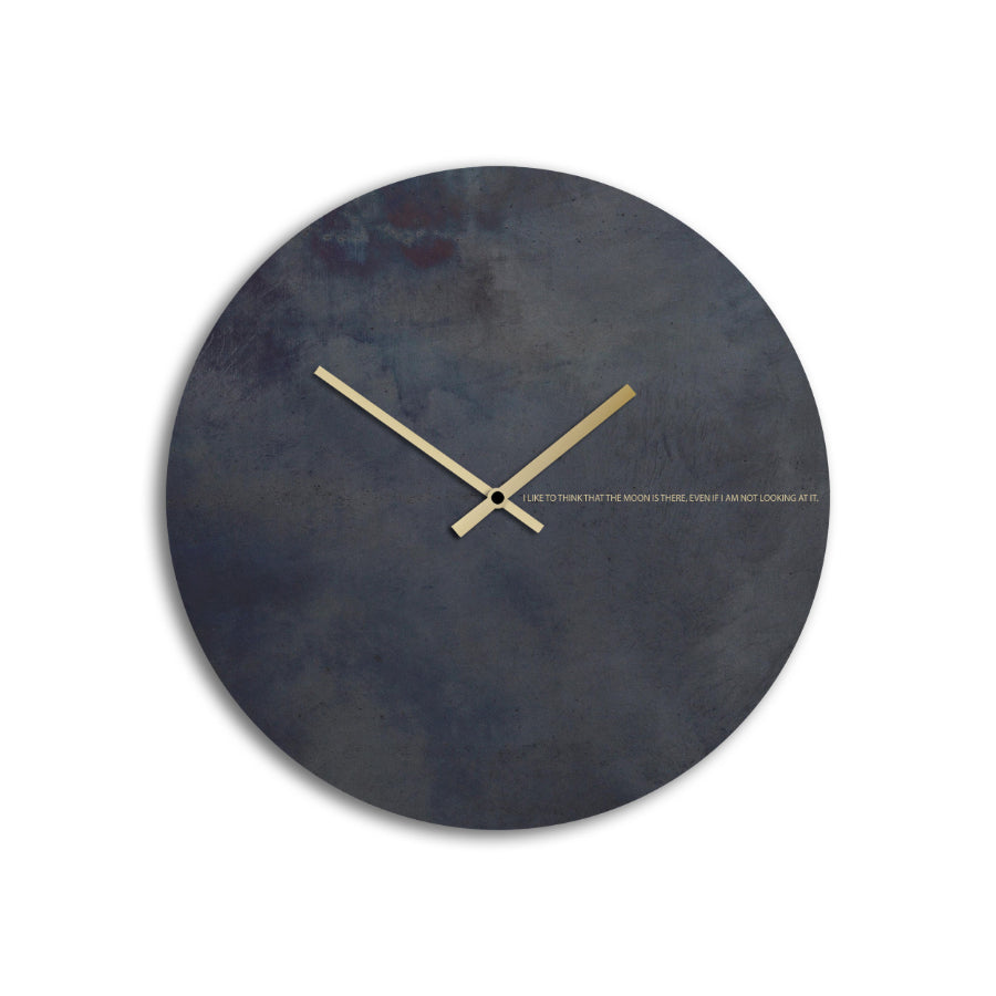 BLACK Moon Clock 44 CM