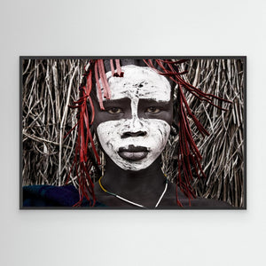 Surma tribe girl-II-Ethiopia by Joxe Inazio Kuesta Garmendia