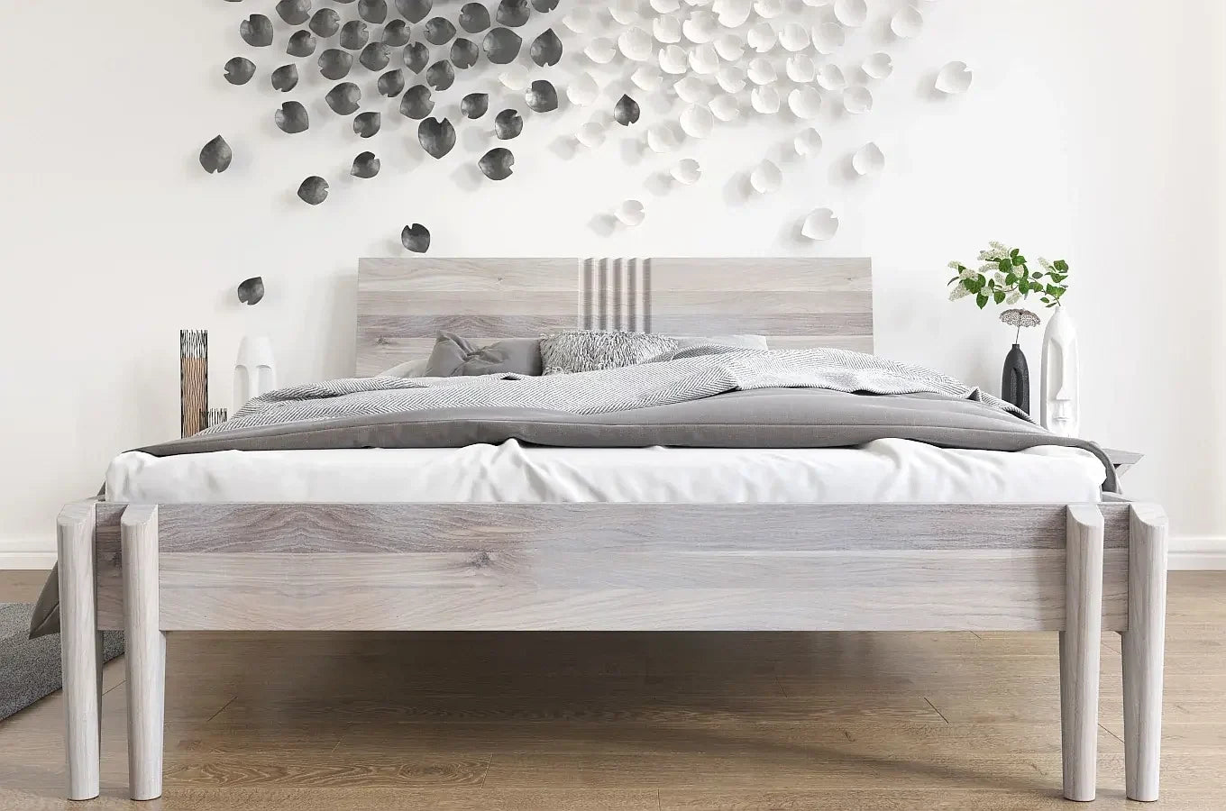 POZNAN Oak Bed