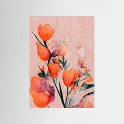 Orange Tulips by Treechild