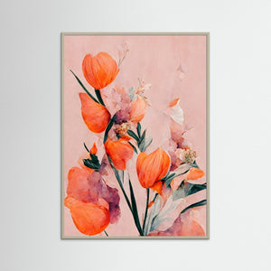 Orange Tulips by Treechild